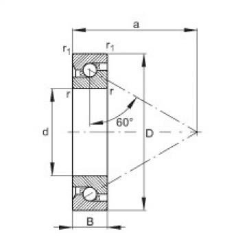FAG Axial angular contact ball bearings - 7603045-TVP