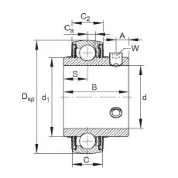 FAG Radial insert ball bearings - UC202