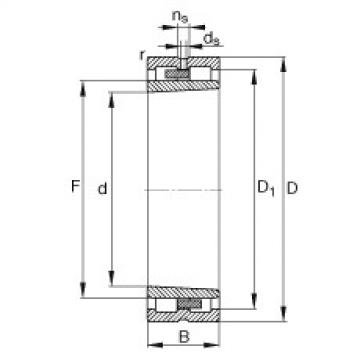 FAG Cylindrical roller bearings - NNU4921-S-K-M-SP