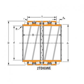 Jm171649dgw Jm171610 Four-row tapered roller Bearings