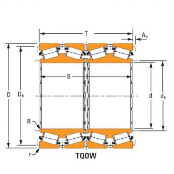 Jm171649dgw – Four-row tapered roller Bearings