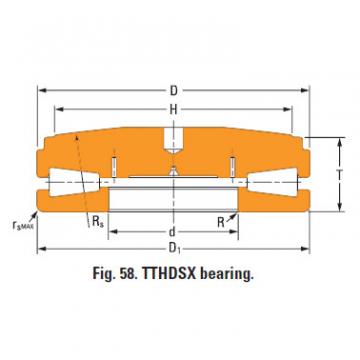 206TTsX942BO529 Thrust tapered roller Bearings