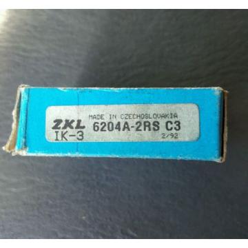 6204A-2RS Sinapore C3 ZKL Ball Bearing