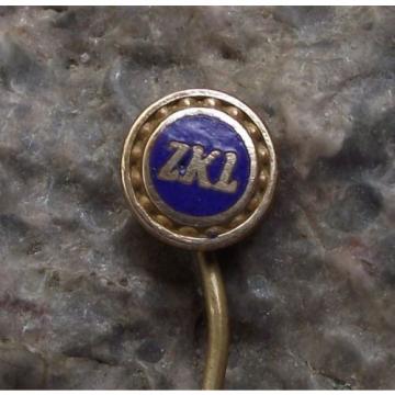 Vintage Sinapore ZKL Czechoslovakia Ball Bearing Firm Race &amp; Cage Advertising Pin Badge