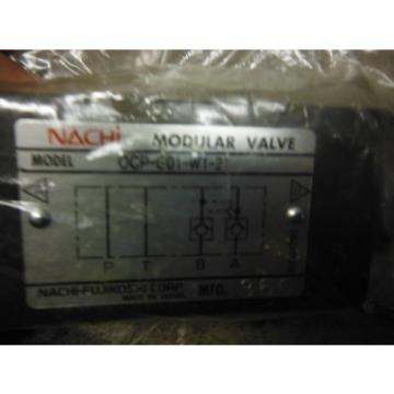 NACHI MODULAR VALVE OCP-G01-W1-21 ~  no box