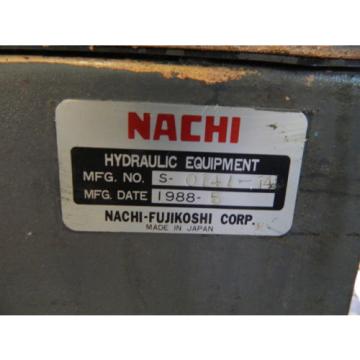Nachi 3 HP 2.2kW Complete Hyd. Unit w/ Tank # S-0141-14 1988 Used WARRANTY
