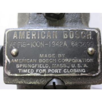 Vintage American Bosch Fuel Injection Pump fits 1942 JD Model R APF 1B 100N 1942