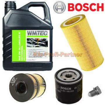 Bosch Ölfilter + 7Liter SAE 5W-30 Longlife III Öl Audi A5 3 0TDI 240PS