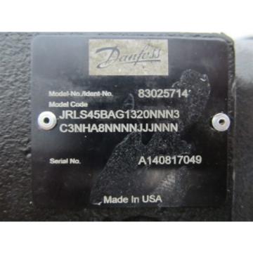 Danfoss 83025714 Series 45 Axial Piston Open Circuit Hydraulic Pump