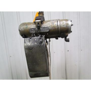 Gardner Denver Cooper 300LB Air Pneumatic Chain Hoist 14&#039;6&#034;Lift Axial Piston