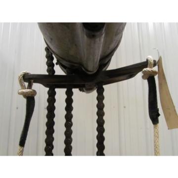 Keller Tools 1 Ton Air Pneumatic Roller Chain Hoist 19&#039;Lift Axial Piston Motor