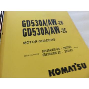 Komatsu - GD530A/AW 2B 2C - Motor Grader Parts Manual BEPB002900