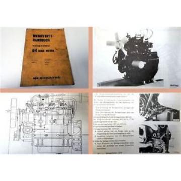 Werkstatthandbuch Komatsu PC20-2 PC30-1 Reparatur Motor 3D84-1