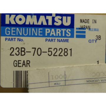 Komatsu 23B-70-52281 Gear for Motor Grader