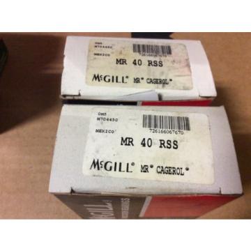 2-McGILL bearings#MR 40 RSS Free shipping lower 48 30 day warranty