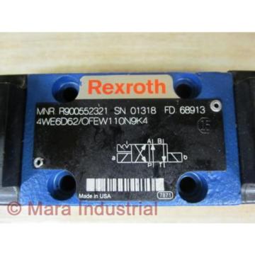 Rexroth Bosch R900552321 Valve 4WE6D62/OFEW110N9K4 -  No Box