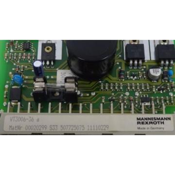 BOSCH REXROTH VT3006-36-A AMPLIFIER CARD VT300636A