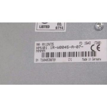 REXROTH HMV01.1R-W0045-A-07-NNNN POWER SUPPLY DRIVE R911296725