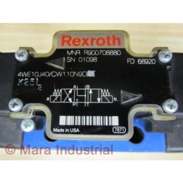 Rexroth Bosch R900708880 Valve 4WE10J40/CW110N9D K25L -  No Box