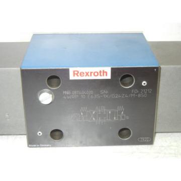 REXROTH 4 WRP 10 E63S-1X/G24Z24/M-850  PROPORTIONAL VALVE 0811404020
