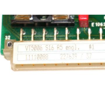 MANNESMAN REXROTH VT5006-S16-R5 PROP AMPLIFIER VT5006S16R5