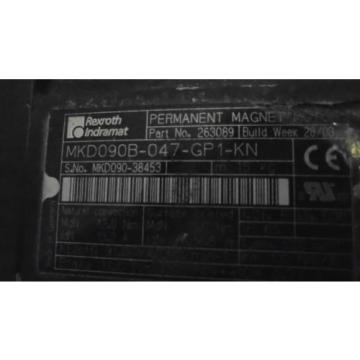 REXROTH INDRAMAT MKD090B-047-GP1-KN SERVO MOTOR  NO BOX
