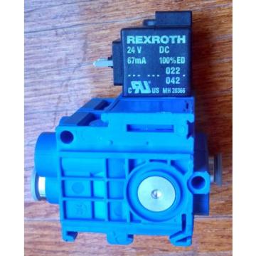 REXROTH TYPE 579 VALVE 5/2 SOLENOID OPERATED ND4 24V DC 579-490-..-0
