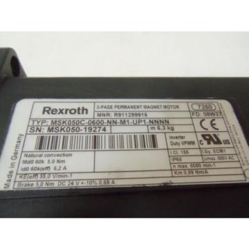 REXROTH MSK050C-0600-NN-M1-UP1-NNNN SERVO MOTOR  IN BOX