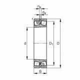 FAG Spherical roller bearings - 23138-E1A-XL-K-M