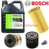 BOSCH Ölfilter +5 Liter WMTec SAE 5W-30 Longlife III Öl VW Scirocco 2 0TSI 200PS