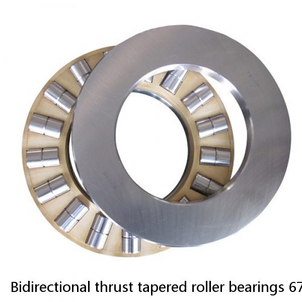 Bidirectional thrust tapered roller bearings 670TFD9001 #2 small image