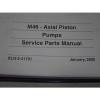 SAUER DANFOSS Series 40 M46 Axial Piston Pumps Service Parts Manual Breakdown