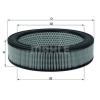 MAHLE Luft-Filter  LX 1 FORD GMC MITSUBISHI NISSAN OPEL ROVER TOYOTA #3 small image