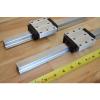x2 310mm Rexroth Size25 Linear LM Rails &amp; Bearing Runner Blocks - THK CNC DIY