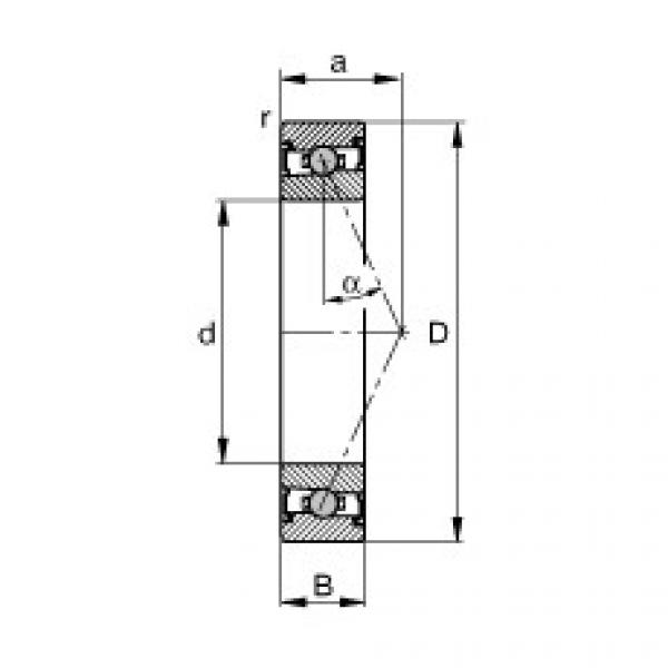 FAG Spindle bearings - HCS71910-E-T-P4S #1 image