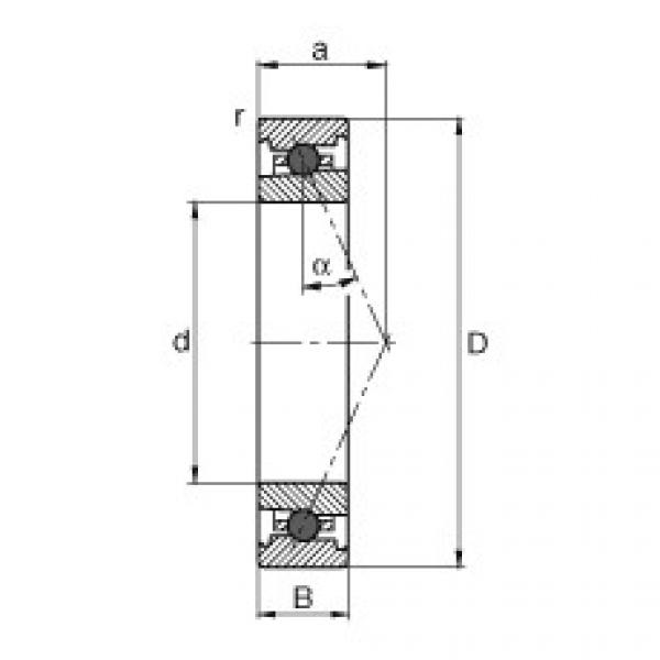 FAG Spindle bearings - HC71903-E-T-P4S #1 image
