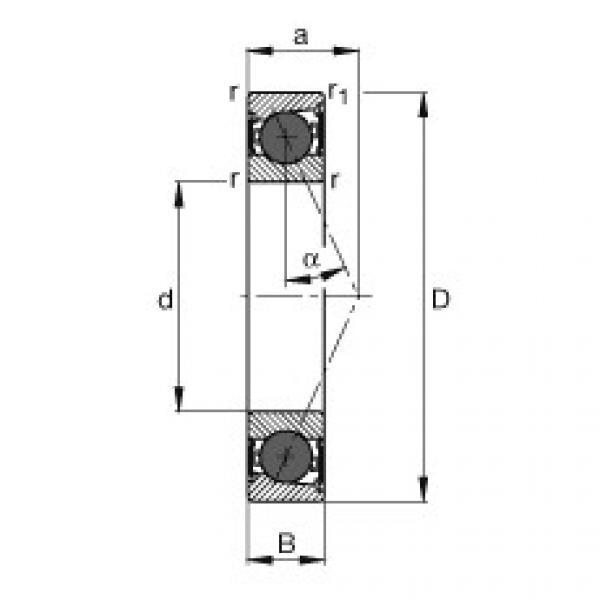 FAG Spindle bearings - HCB7007-E-2RSD-T-P4S #1 image