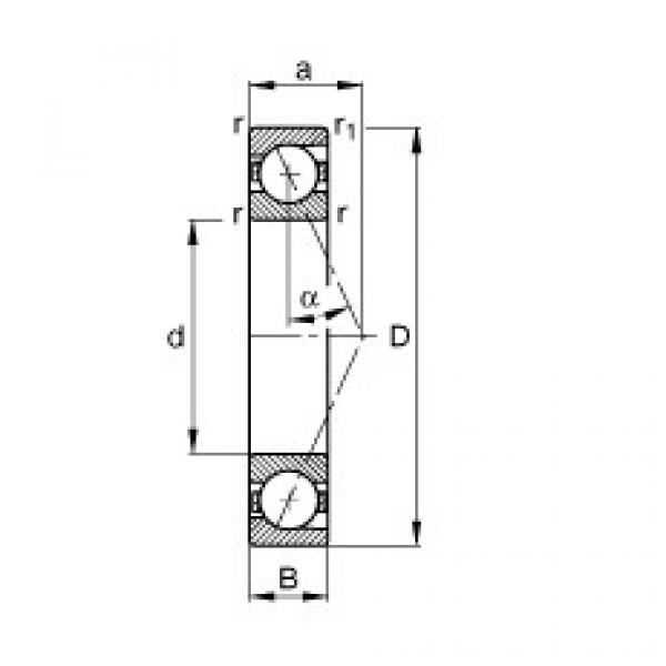 FAG Spindle bearings - B7002-E-T-P4S #1 image