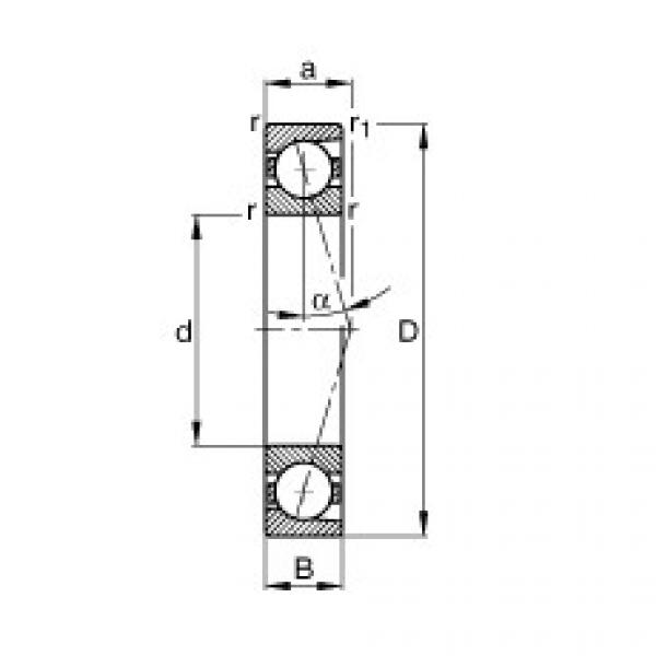FAG Spindle bearings - B7028-C-T-P4S #1 image