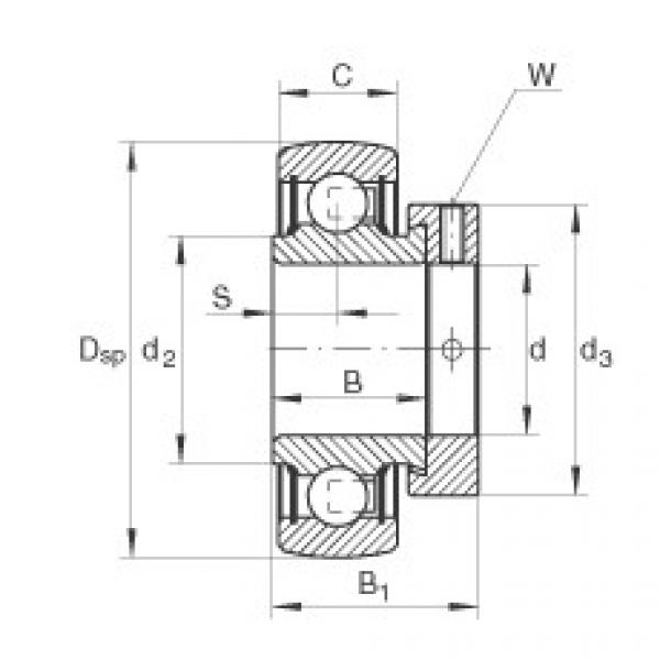 FAG Radial insert ball bearings - RAE12-XL-NPP-B #1 image