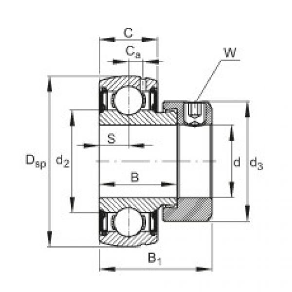 FAG Radial insert ball bearings - SUG206 #1 image
