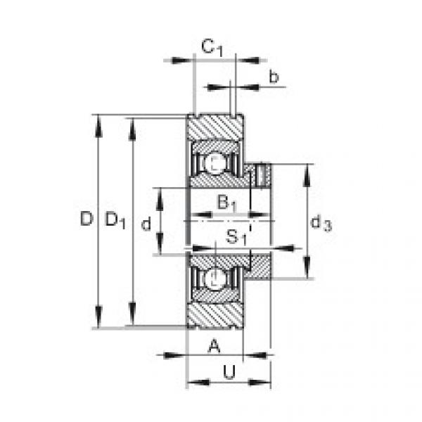 FAG Radial insert ball bearings - PE25-XL #1 image