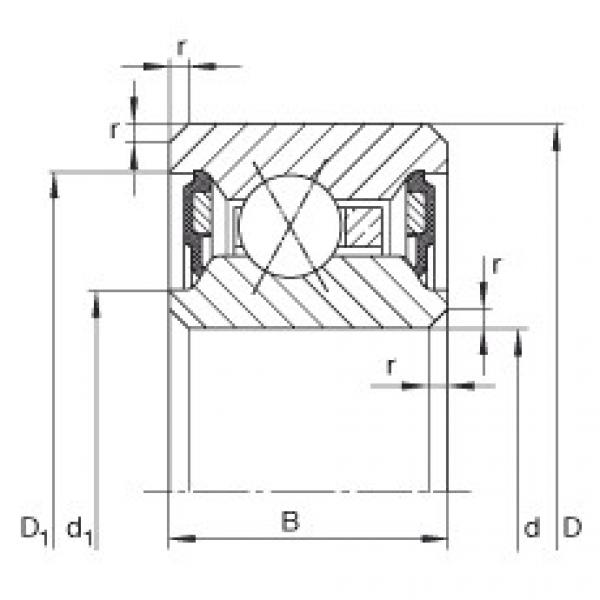 FAG Thin section bearings - CSXU075-2RS #1 image
