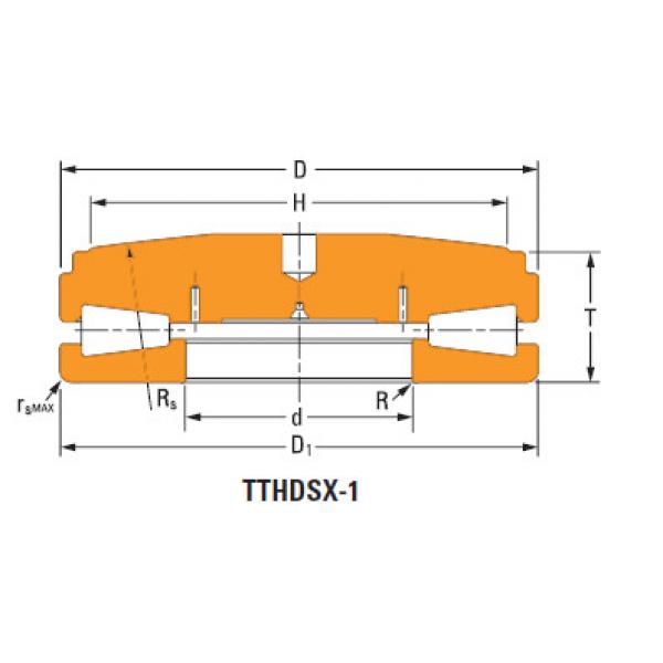 126TTsv922Od617 Thrust tapered roller Bearings #1 image