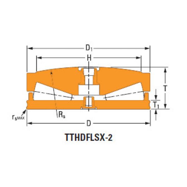 148TTsf926OO487 Thrust tapered roller Bearings #1 image