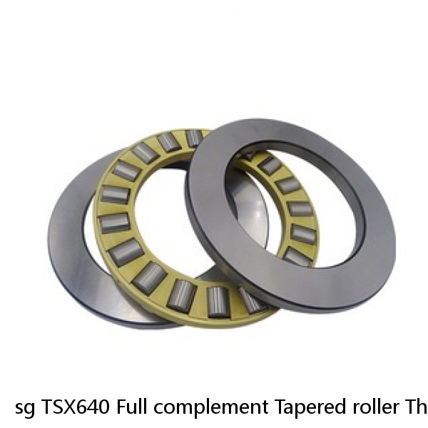 sg TSX640 Full complement Tapered roller Thrust bearing #1 image