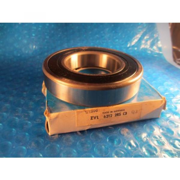 ZKL Sinapore Czechoslov​akia 6212 2RS C3 Deep Groove Roller Bearing =2 Fag SKF #4 image
