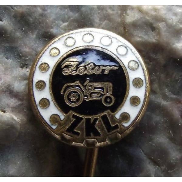 Zetor Sinapore Farm Tractors &amp; ZKL Ball Bearing Company of Czechoslovakia Joint Pin Badge #1 image