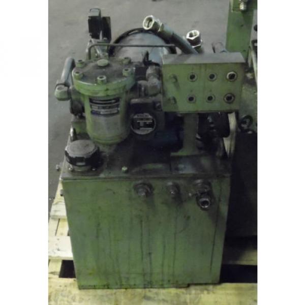 Showa 3 HP Hydraulic Unit PVU-60-04-HX365 Used  WARRANTY Nachi Motor &amp; Pump #2 image