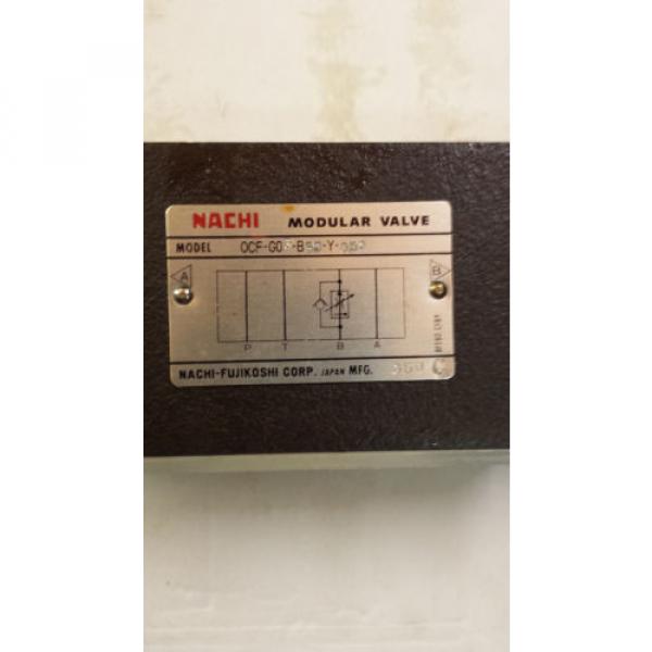 NACHI OCF-GO3-B60-Y-J50 MODULAR VALVE #1 image